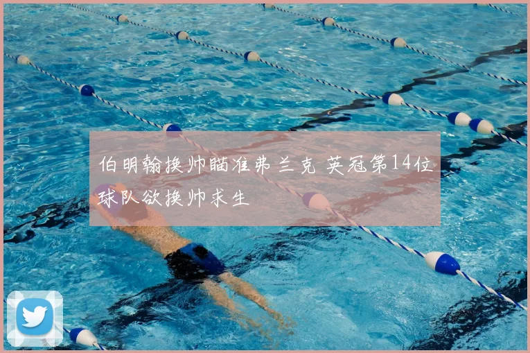 伯明翰换帅瞄准弗兰克 英冠第14位球队欲换帅求生